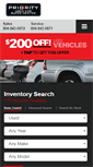 Mobile Screenshot of priorityusedcarsupercenter.com